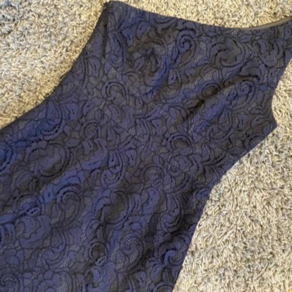 J.CREW Alexa Dress In leavers Lace Navy Size 2 Weddings & Parties Bridesmaid - Picture 11 of 12